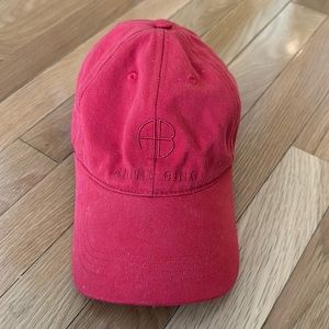 Anine Bing Red classic hat